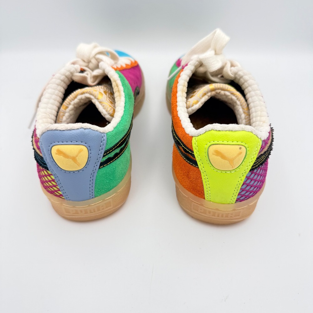 Puma Suede Market Multi-Color Patchwork Kids Sneakers 389085-01 Size 5.5Y - Picture 3 of 10